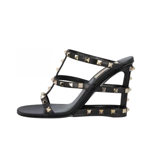 Valentino Слипоны Женские Черные