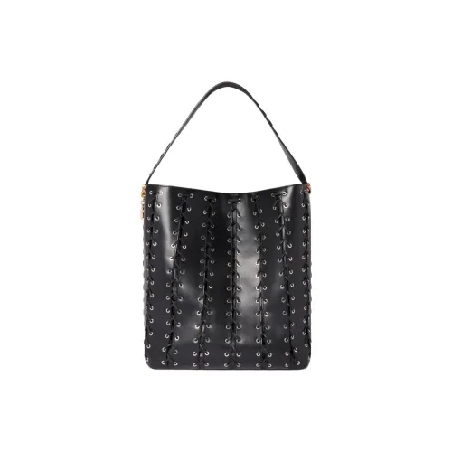 Stella McCartney Frayme Полиэстер Тоут Сумка Сумка для покупок Сумка на плечо Сумка для женщин Полночный черный