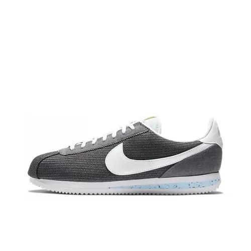 Nike Cortez Shock Absorbers Slip-Resistant Low Top Marathon Running Shoes Men's Gray White Найк Кортец Шок Абсорберз Антискользящий Низкий Топ Марафон Беговые Кроссовки Мужские Серый Белый