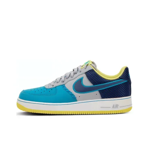 Nike Air Force 1 Термостойкий Slip-Resistant Низкий Топ Скейтбординг Кроссовки Унисекс Синий