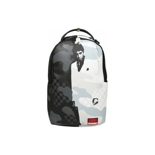 SPRAYGROUND Рюкзак из веганской кожи унисекс черный и белый