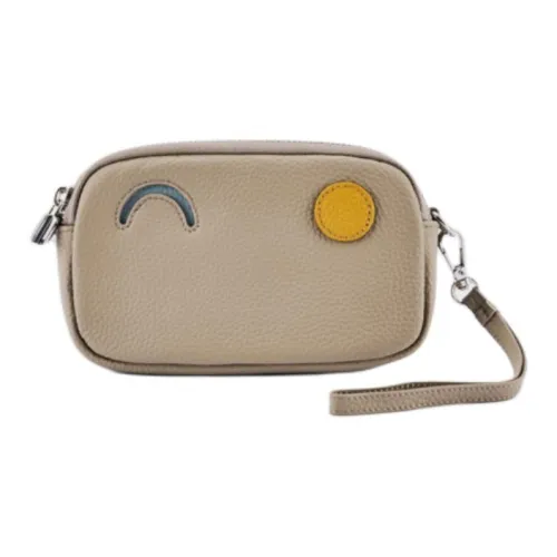 DEERE JACK Коровья кожа Через плечо Одно плечо Клатч Маленький Унисекс Тренч-серый