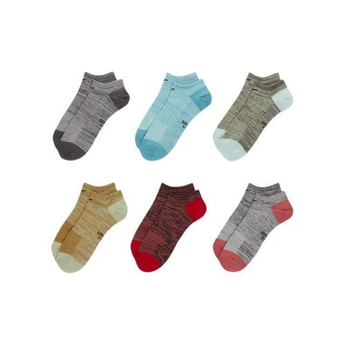 Nike Повседневные Легкие Носки No Show для Тренировок Низкие Носки Унисекс Упаковка из 6 пар