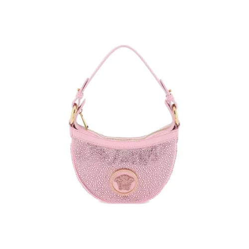 VERSACE Повторная серия Вискоза Хобо Сумка Сумка Мини Женская Розовая
