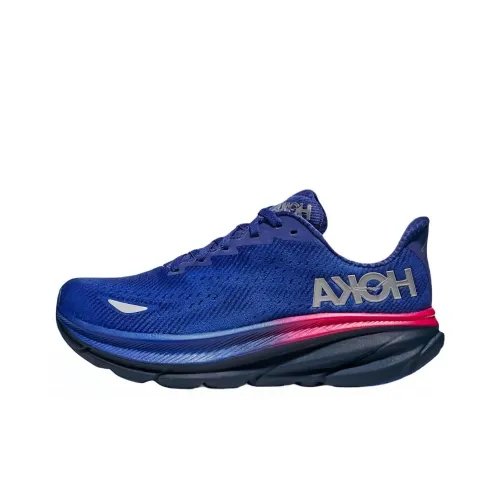 HOKA ONE ONE Clifton 9 Беговые кроссовки Низкий топ Синий Женские