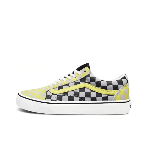 Vans Old Skool Collection Легкие Низкие Кроссовки для Скейтбординга Женские Черные Желтые