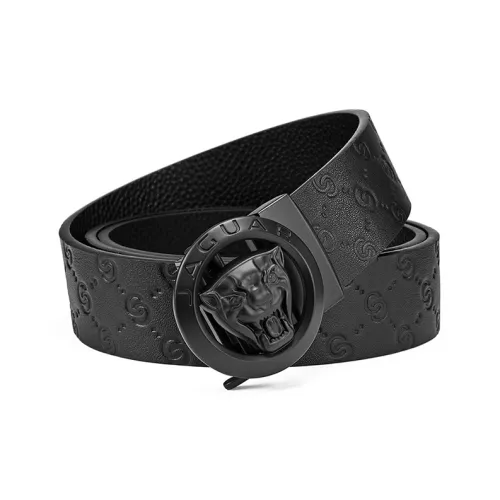 JAGUAR Alloy Leather Belts Men's