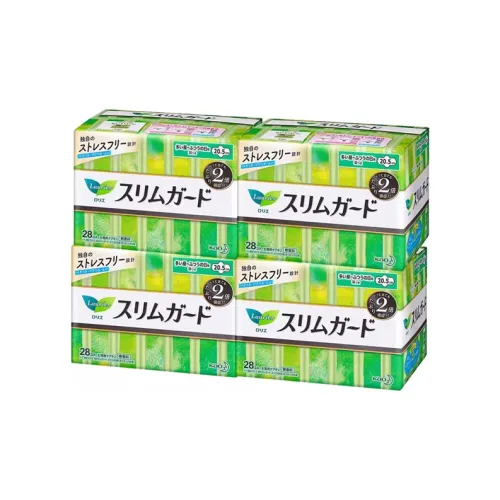 Laurier ZERO Touch Очень тонкий Коллекция Instant Suction Крылья Гигиенические прокладки Мягкий