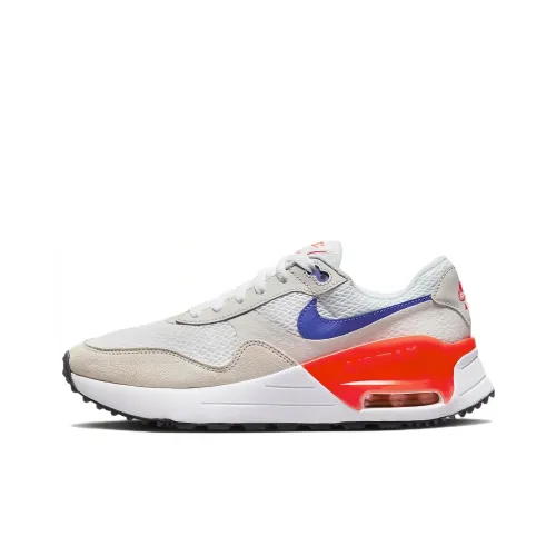Nike Air Max SYSTM Low Топ Кэжуал Женские Белый Оранжевый