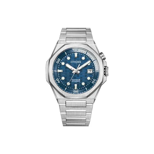 CITIZEN Механический механизм Мужские часы Series8 Series 200мм*40мм*10мм Синий