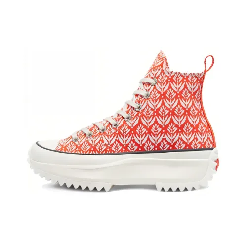 Converse Run Star Hike High Топ Кеды Женские Красно-белый