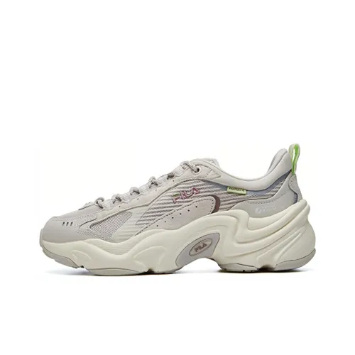 FILA PANTERA Low Топ Толстая подошва Кроссовки Женские Серый Зеленый