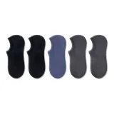 5 пар (Черный + Черный + Темно-серый + Темно-серый + Серо-голубой)