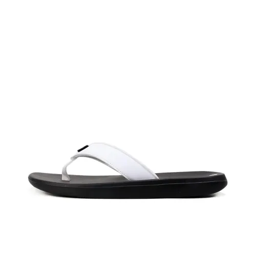 Nike Bella Kai Thong Slip Resistant Quick Dry Slippers Men's White Найк Bella Kai Thong Slip Resistant Быстросохнущие Слипоны Мужские Белые