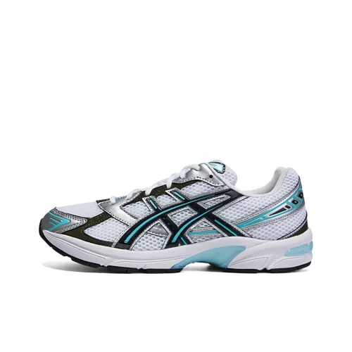 Asics Низкий Топ Беговые Кроссовки Мужские Серый Белый Синий