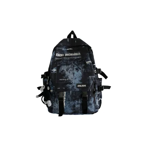 NIGEER Nylon Рюкзак Стандартный Унисекс Черный Серый Белый Серый Синий