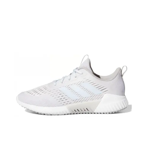 Adidas CLIMACOOL BOUNCE Амортизация Низкий Топ Марафон Беговые кроссовки Женские Серый Белый