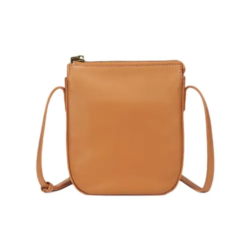 DEERE JACK Коровья кожа Сумка через плечо Мини Женская Закат Коричневый