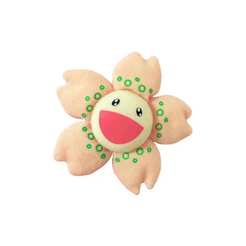Takashi Murakami Подсолнух Вишневый цветок Brooch Розовый Куклы Плюшевый Подвеска