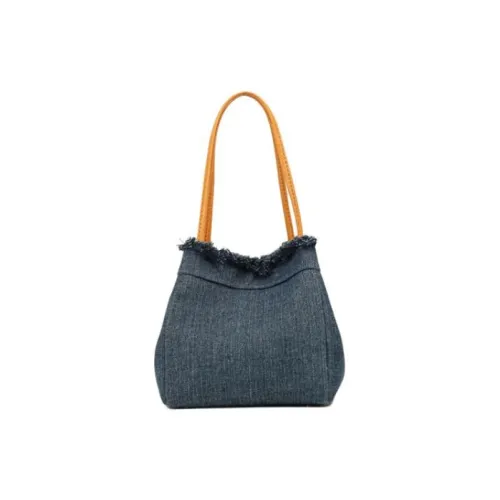 DEERE JACK Деним Ведрообразная Сумка Маленькая Женская Темно-синяя
