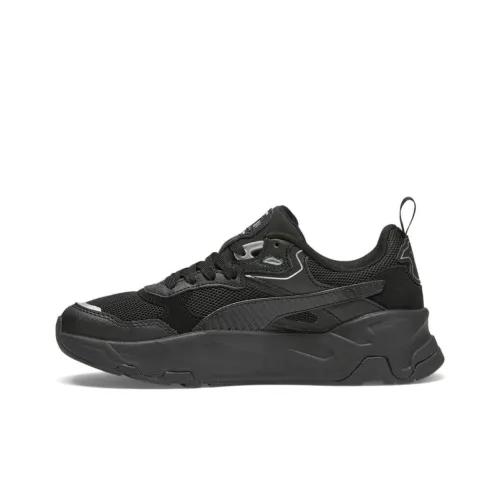 PUMA Trinity Кружево Up Амортизация Устойчивый к истиранию Дышащий Низкий Топ Casual Женский Черный