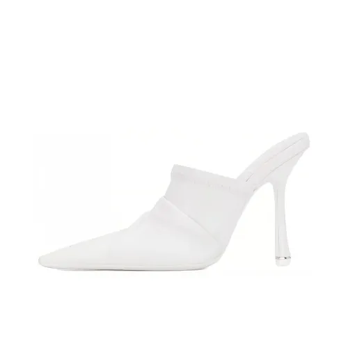 Alexander Wang Vanna Logo Домашние тапочки Женские Белые