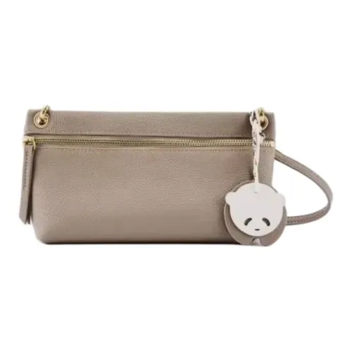 DEERE JACK Коровья кожа Через плечо Ручная Сумка на плечо Средний Женская Хаки Ткань