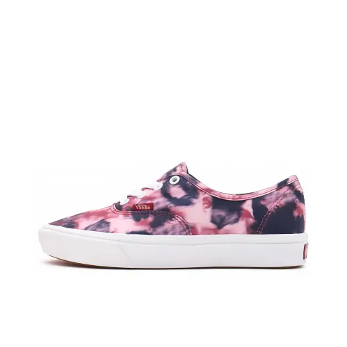 Vans Authentic Series Low Топ Скейтборд Кроссовки Унисекс Tie Dye Черный Фиолетовый