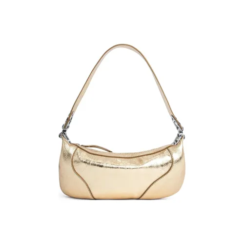 By Far Amira Lambskin Сумка через плечо Унисекс Золото