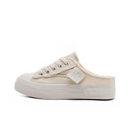 RENBEN Износостойкие Дышащие Легкие Низкие Кеды Женские Бежевые