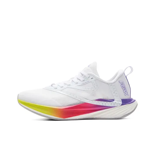 PEAK Беговые кроссовки Низкий Верх Большой Белый Фиолетовый Женские