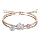 Браслет с благословением Пиксиу - розовый