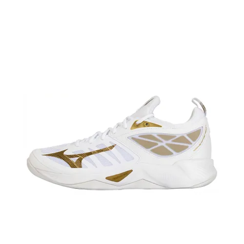 Кроссовки Mizuno Wave Dimension для тренировок, низкий топ, золотой, унисекс