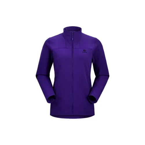 KAILAS Воротник-стойка Мягкая оболочка Куртки Пальто Женские Коралловый Фиолетовый