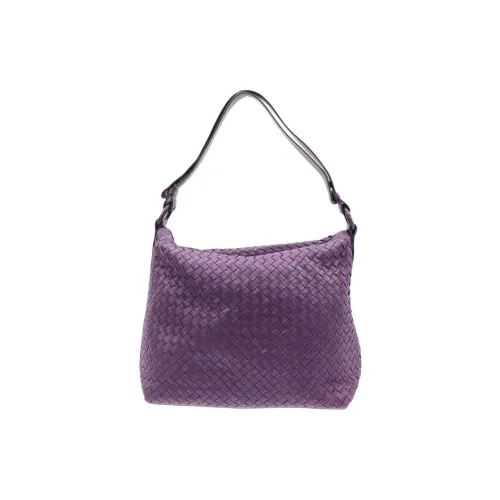 Bottega Veneta Intrecciato Телячья кожа Сумка через плечо Женская Фиолетовая