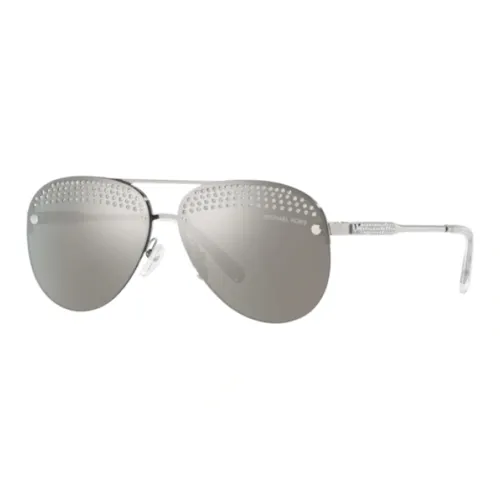 MICHAEL KORS Aviator Солнцезащитные очки Женские Серебряные
