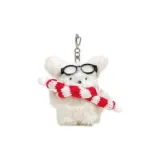 Маленький щенок - красный шарфы + очки [подвески]