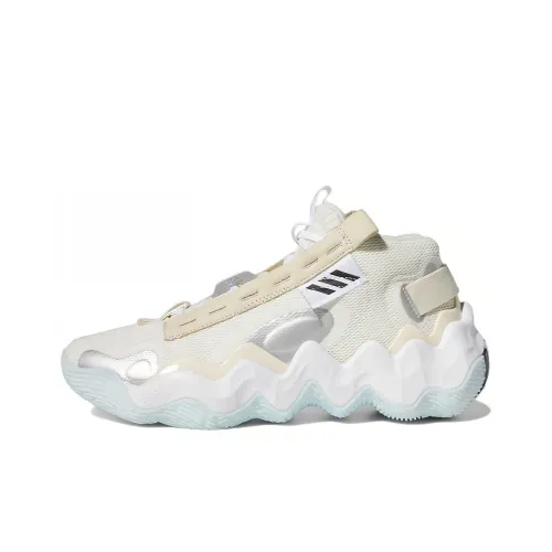 Adidas Exhibit B Кэндис Паркер MID Устойчивый к истиранию MID Топ Баскетбольные кроссовки Женские Экрю