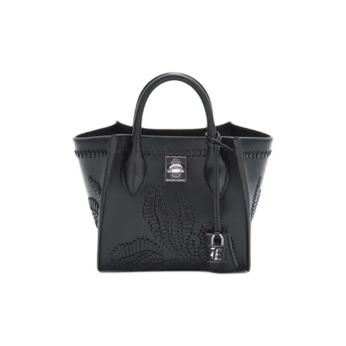 ERMANNO SCERVINO Сумка через плечо из телячьей кожи мини-сумка женская черная