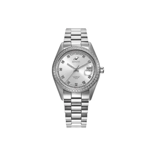 ENICAR Механические Мужские Часы 38 мм Серебряные