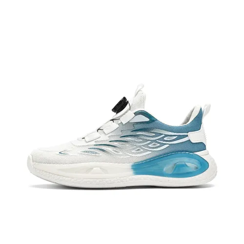 Binary Low Топ Беговые кроссовки Мужские Белый Синий