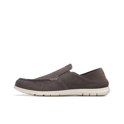 Clarks Лоферы Темно-серый 261769477 Мужской
