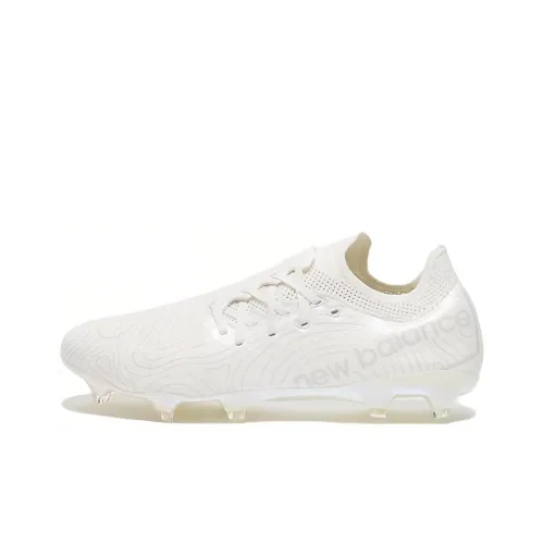 New Balance совместный бренд Furon v7 AG Искусственная трава Искусственные шипы Футбольные бутсы Унисекс Белый