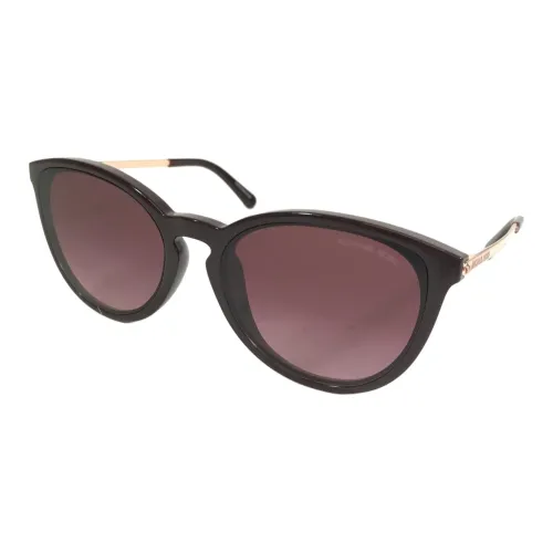 MICHAEL KORS Металлический Ацетат Кошачий Глаз Солнцезащитные Очки Женские Черные