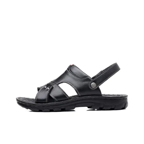 Pilot the camel Освежающие Летние Римские Сандалии с Низким Каблуком Мужские