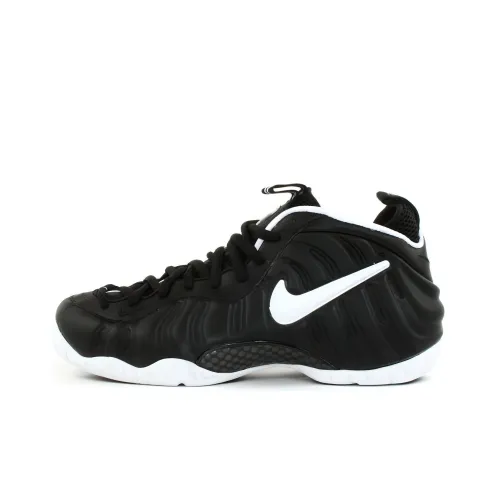 Nike Foamposite Pro DR. DOOM 2006 Противоскользящее покрытие MID Топ Винтажные баскетбольные кроссовки Мужской Черный белый