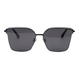 Полуматовый черный - полностью серый