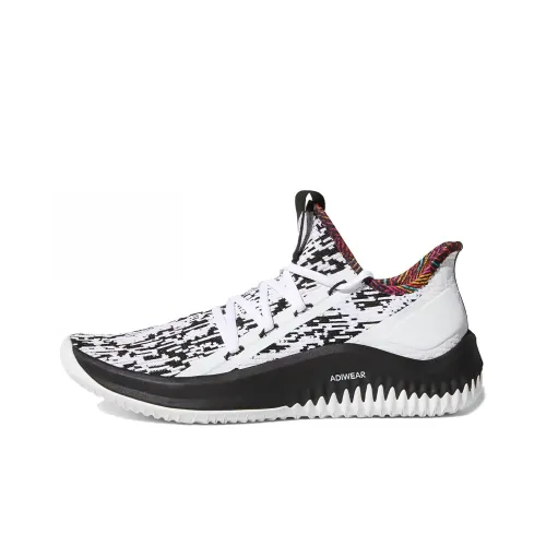 Adidas Dame D.O.L.L.A. Oreo Lillard 4 Низкий Топ Баскетбольные Кроссовки для Игры Мужской Черный Белый