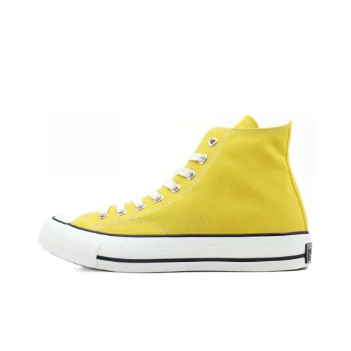 Converse Chuck 70 Износостойкий и Легкий Высокий Топ Кеды Унисекс Желтый