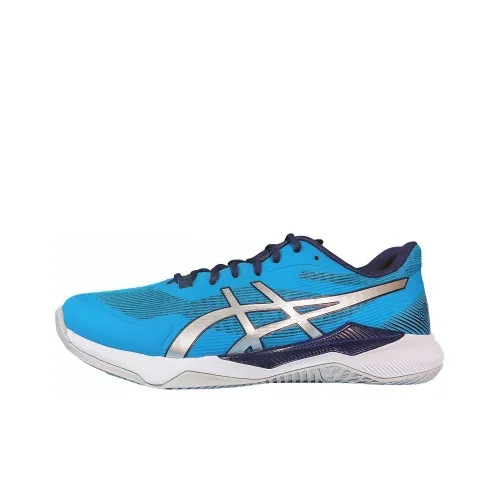 Asics Гель Tactic Low Топ Волейбольные кроссовки Мужской Синий Серый